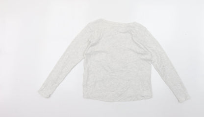 h7m Girls Grey   Pullover Jumper Size 11-12 Years