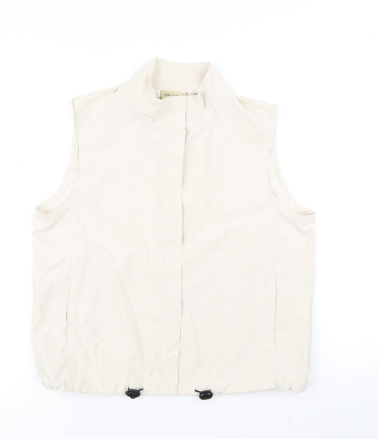 Womens UK Size 12 Atmosphere Beige Basic Blouse