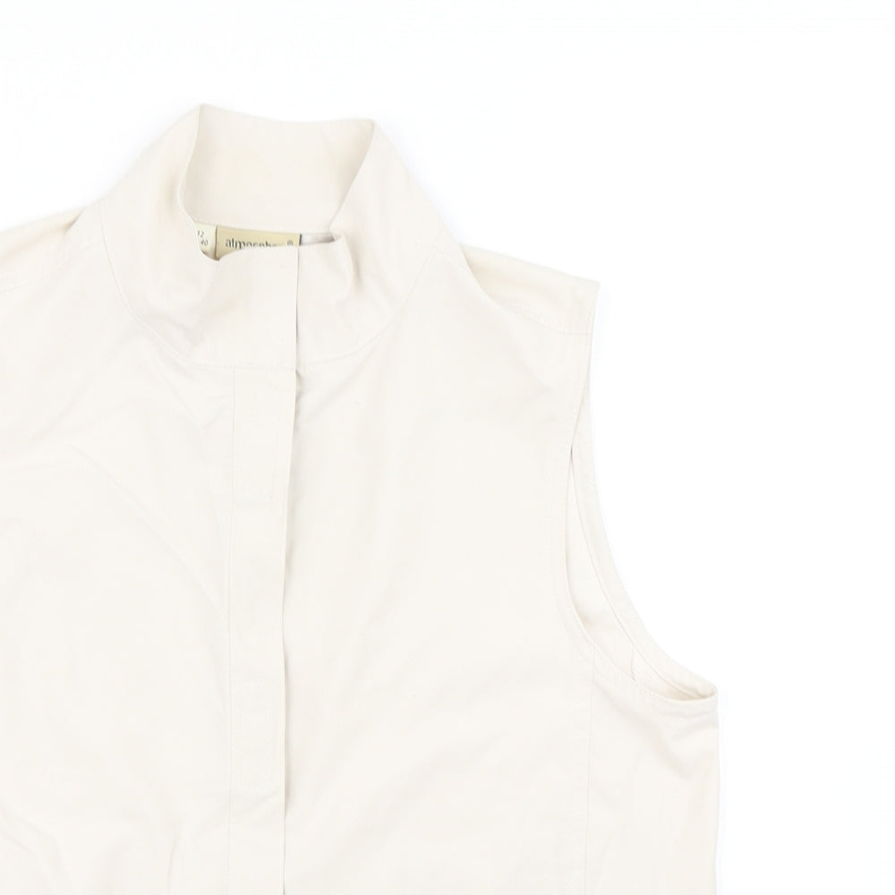 Womens UK Size 12 Atmosphere Beige Basic Blouse