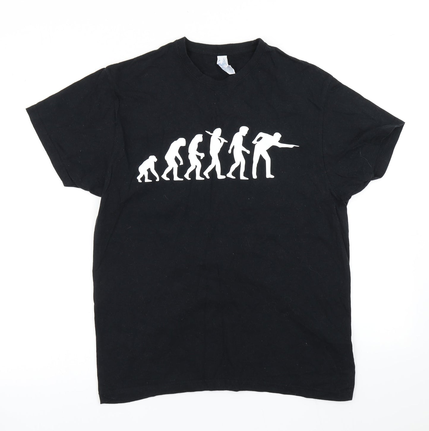 JHK Mens Black    T-Shirt Size S