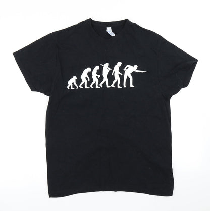 JHK Mens Black    T-Shirt Size S