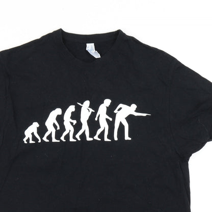 JHK Mens Black    T-Shirt Size S