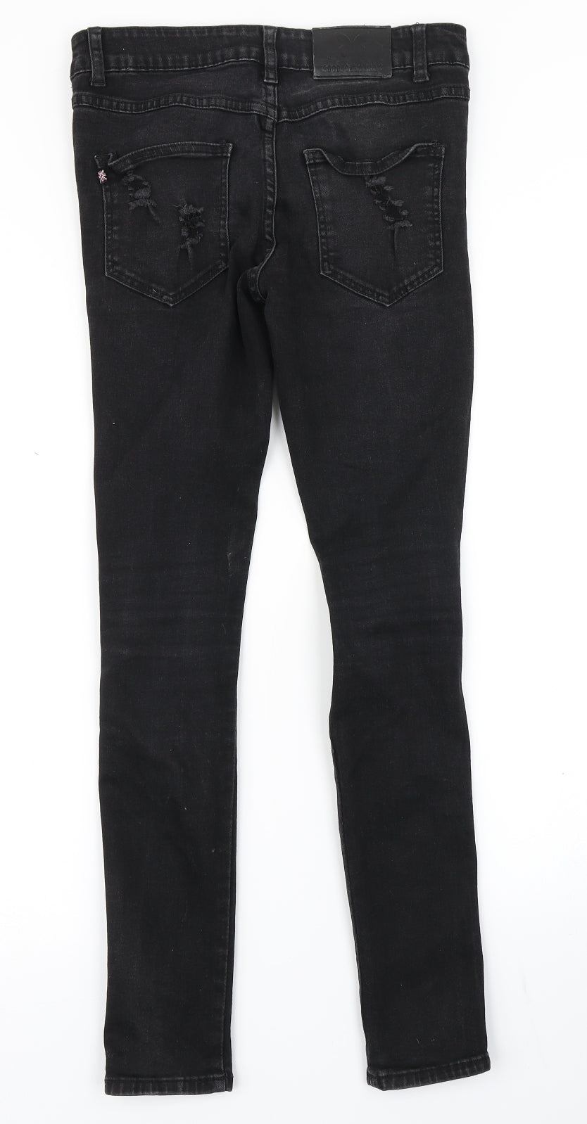 Good For Nothing Womens Black  Denim Skinny Jeans Size 28 in L27 in