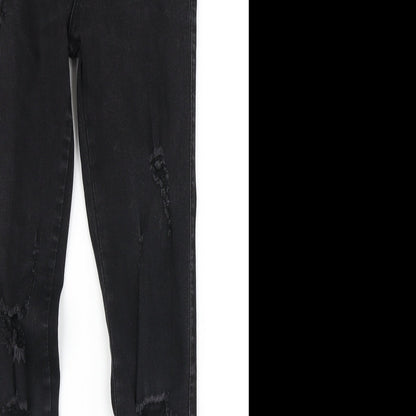Good For Nothing Womens Black  Denim Skinny Jeans Size 28 in L27 in