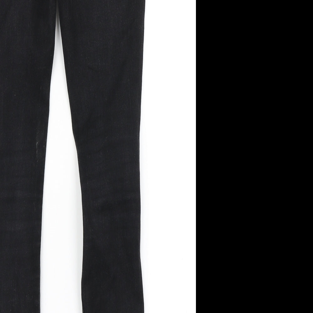 Good For Nothing Womens Black  Denim Skinny Jeans Size 28 in L27 in