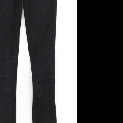 Good For Nothing Womens Black  Denim Skinny Jeans Size 28 in L27 in