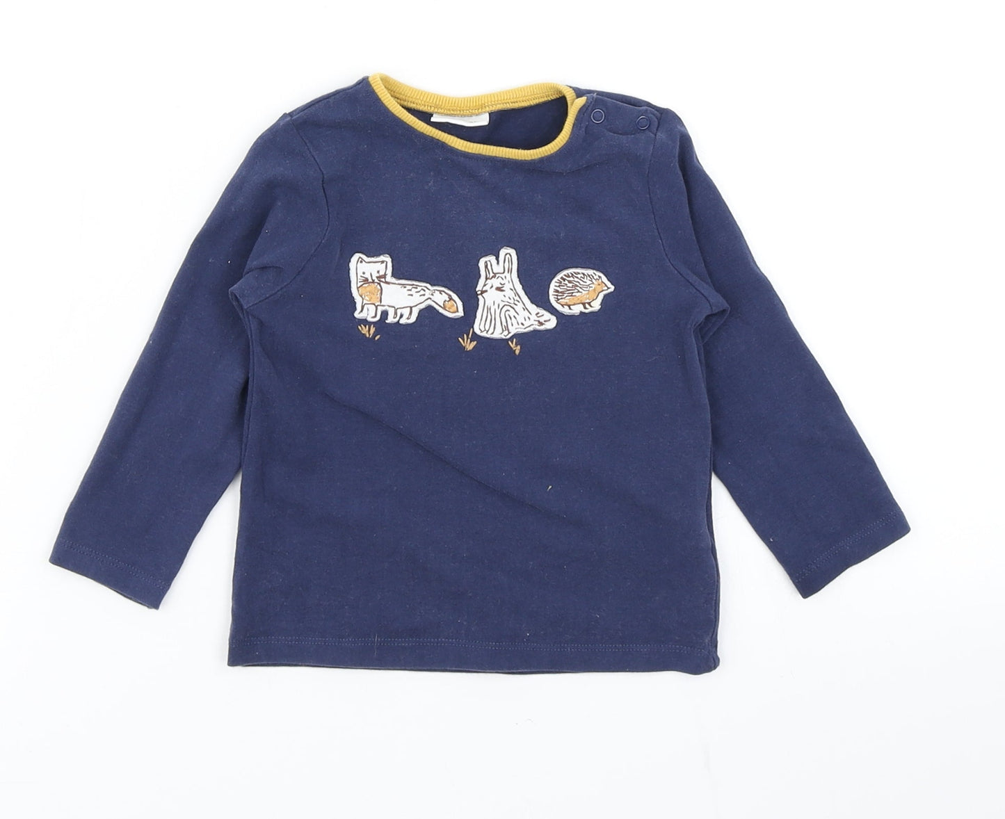 NEXT Boys Blue   Basic T-Shirt Size 9-12 Months