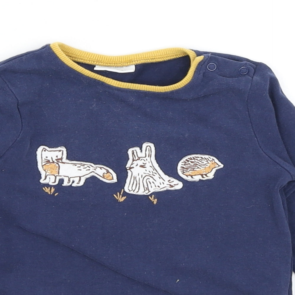 NEXT Boys Blue   Basic T-Shirt Size 9-12 Months
