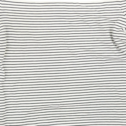 Womens UK Size 8 Topshop Blue Basic T-Shirt