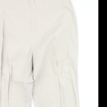 Marco Polo Womens Beige   Pedal Pusher Trousers Size 12 L21 in