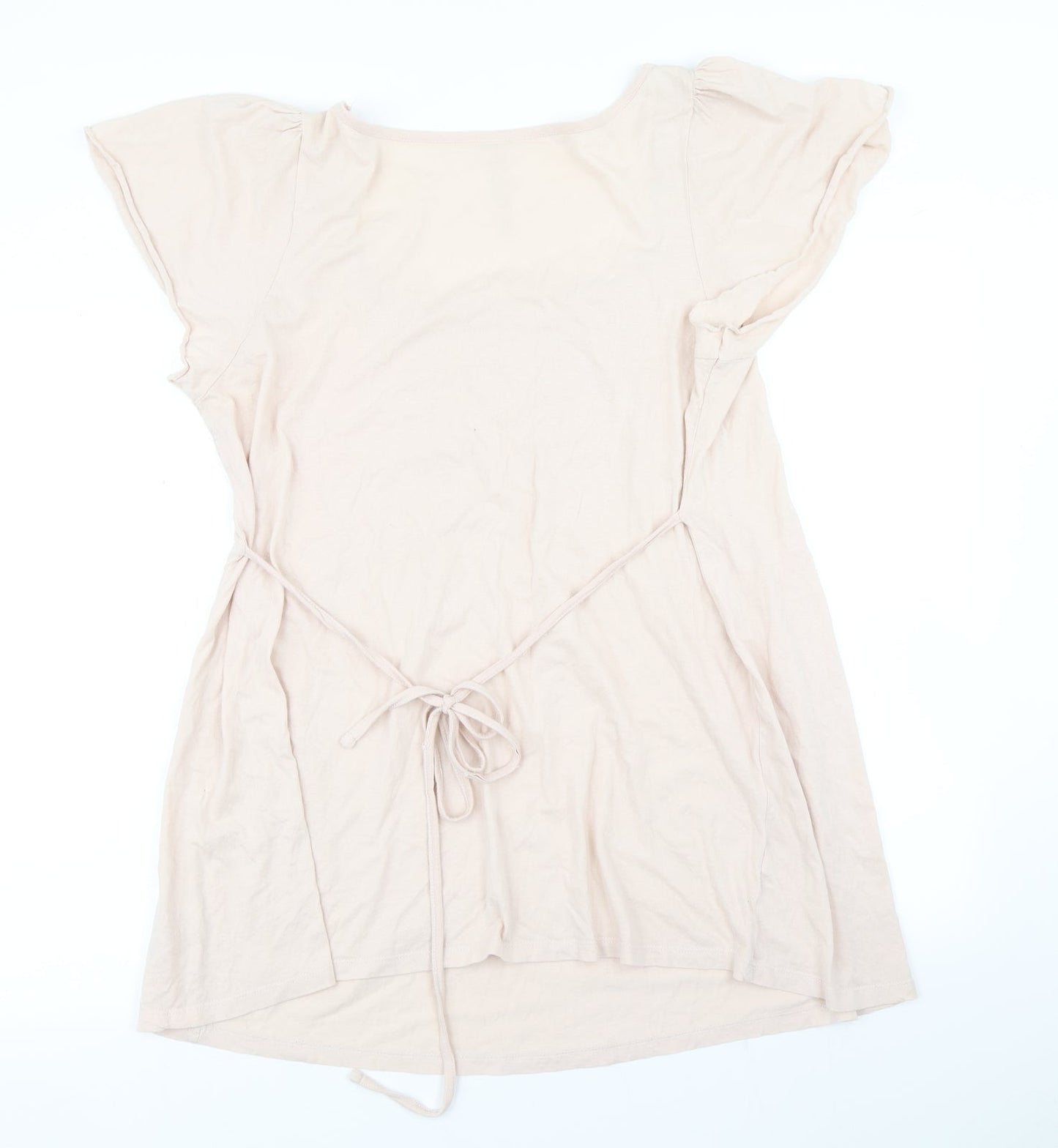 Womens UK Size 16 Evans Pink Basic T-Shirt