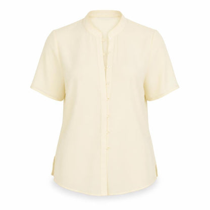 Womens UK Size 12 M&S Ivory Basic Button-Up