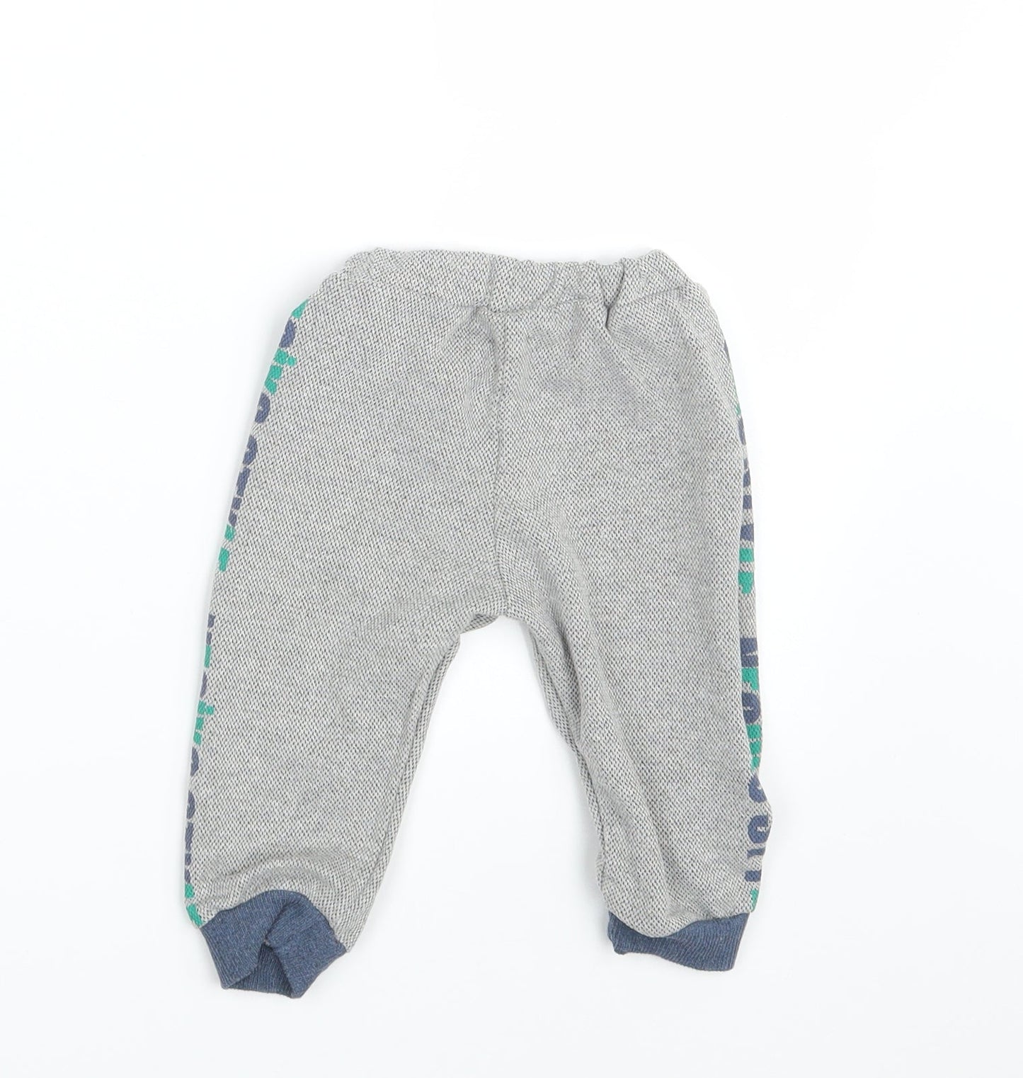 Necix's Baby Grey   Jogger Leggings Size 12-18 Months  - Waist 16in; Inside  leg 10in