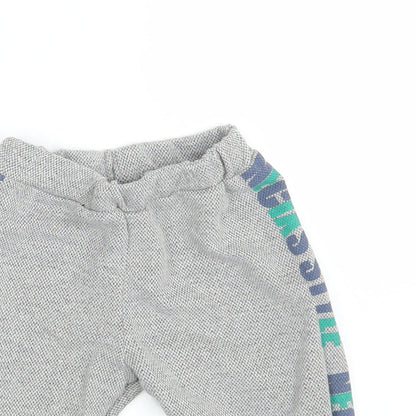 Necix's Baby Grey   Jogger Leggings Size 12-18 Months  - Waist 16in; Inside  leg 10in