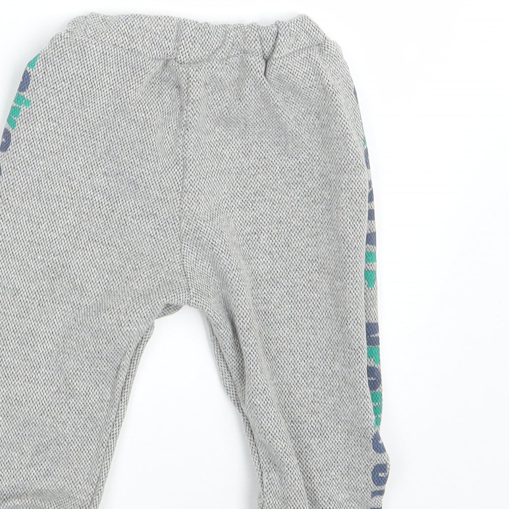 Necix's Baby Grey   Jogger Leggings Size 12-18 Months  - Waist 16in; Inside  leg 10in