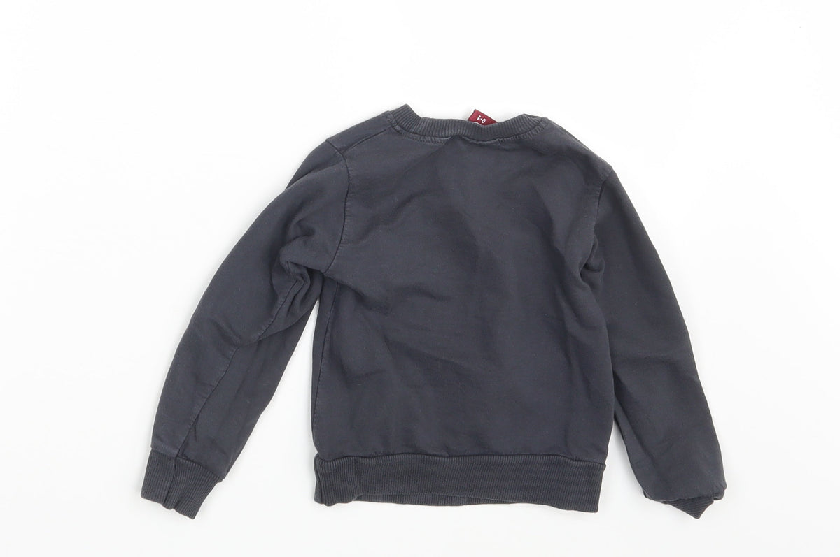 Back view of Atabay Baby Grey Basic T-Shirt, size 9-12, Months