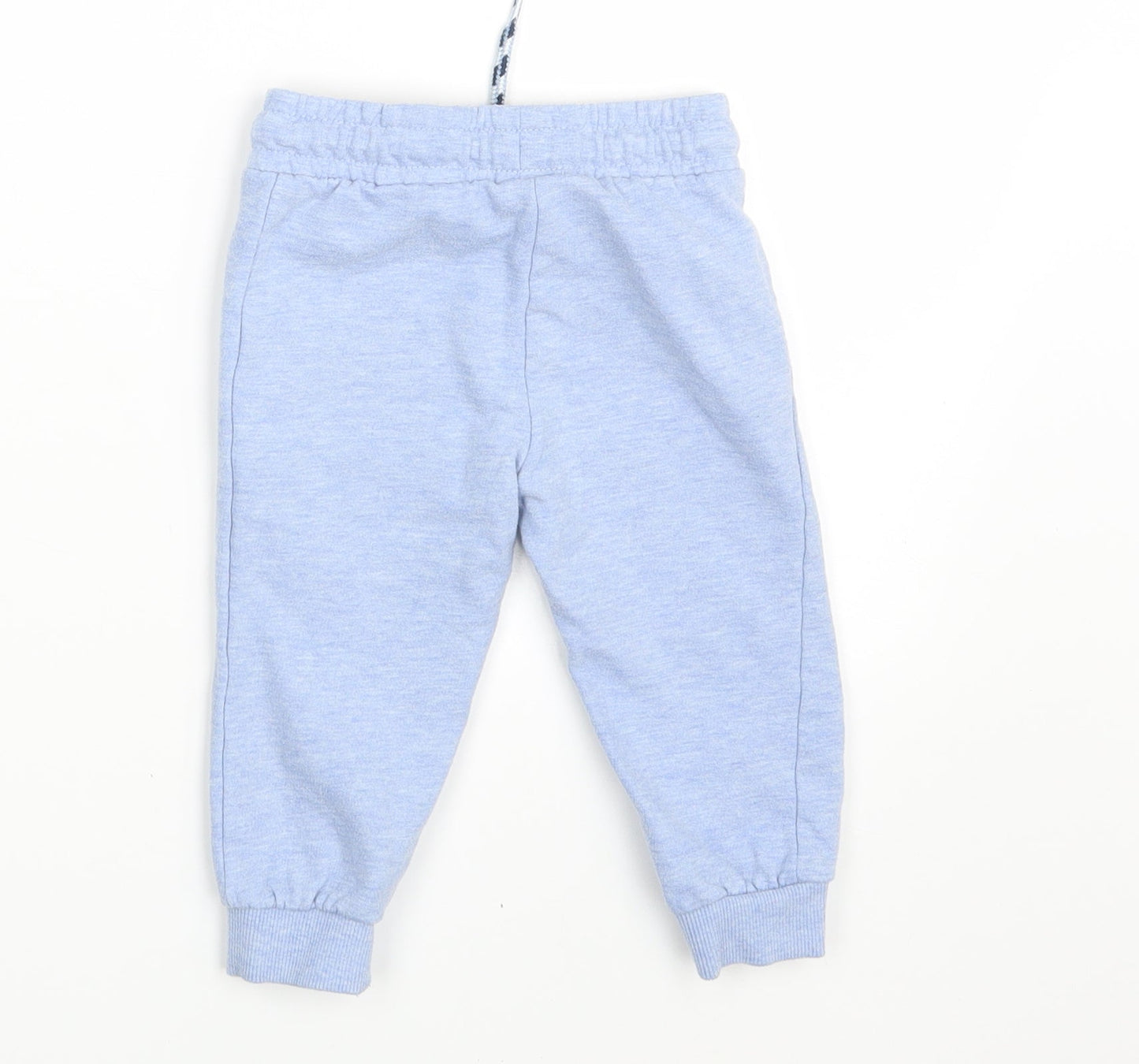 So Cute Baby Blue   Jogger Leggings Size 12-18 Months  - Waist 18in; Inside  leg 10in