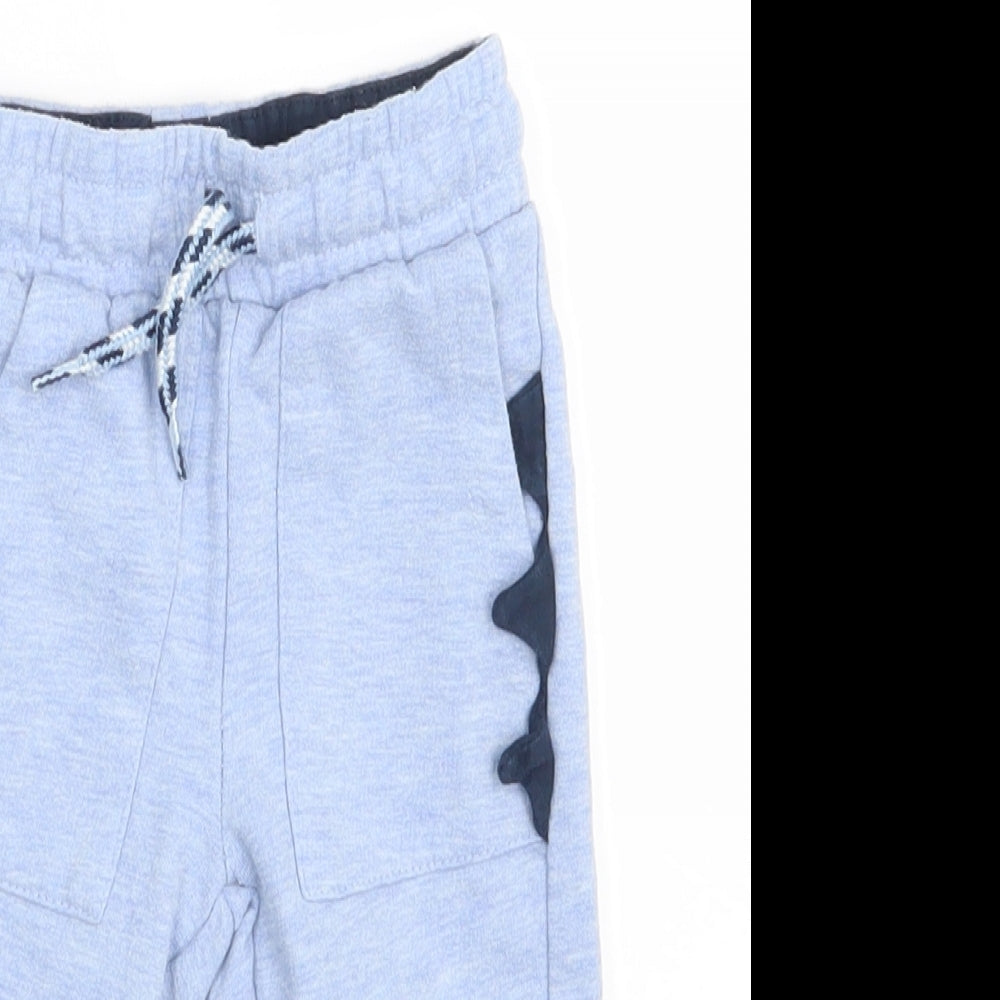 So Cute Baby Blue   Jogger Leggings Size 12-18 Months  - Waist 18in; Inside  leg 10in