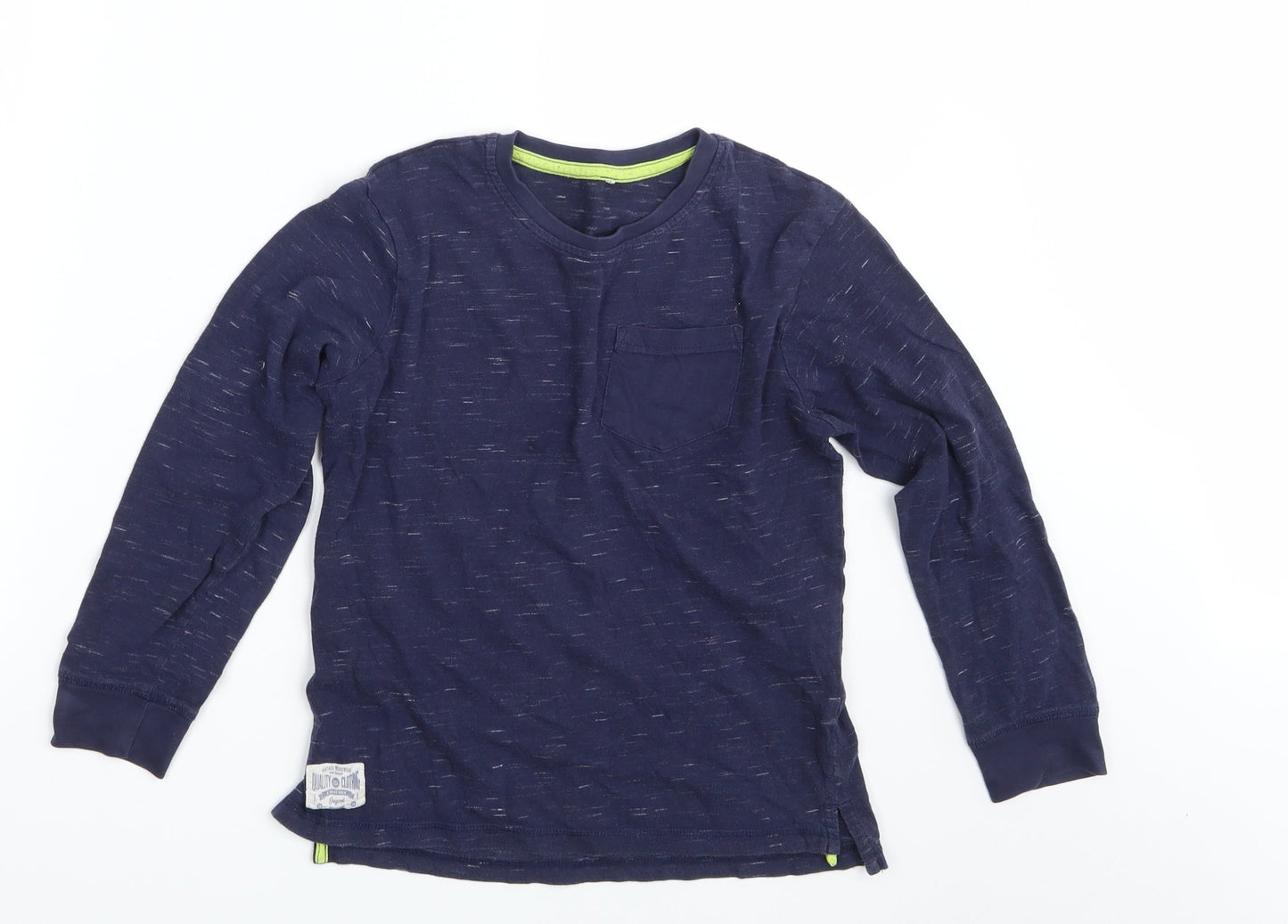 George Boys Blue Spotted  Pullover Sweatshirt Size 10-11 Years