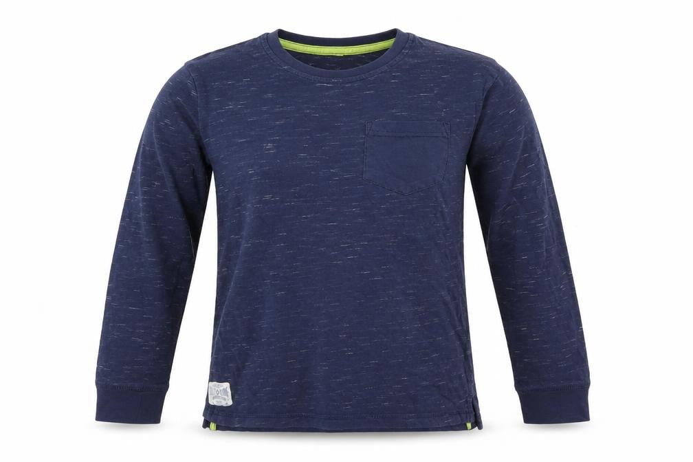 Front view of George boys’ blue spotted pullover sweatshirt, size 10-11, years