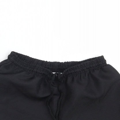Halbro Boys Black   Sweat Shorts One Size - Royal Forest Of Dean