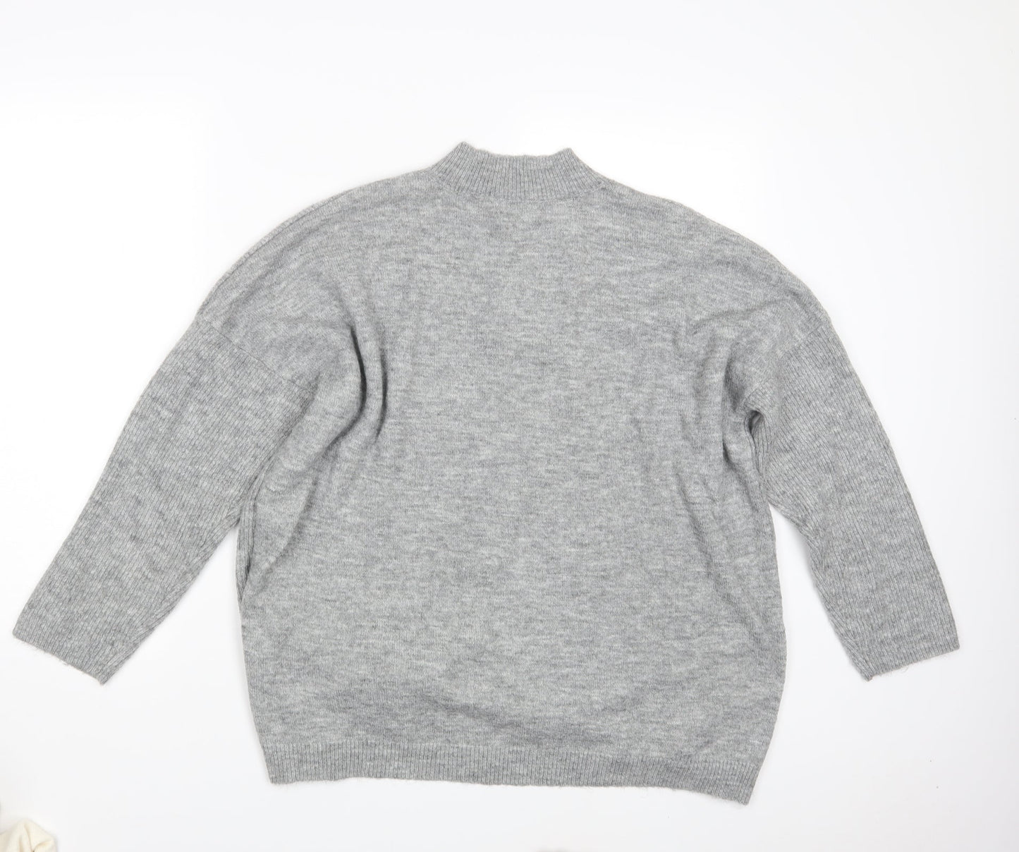 Womens UK Size L Peacocks Grey Pullover Jumper