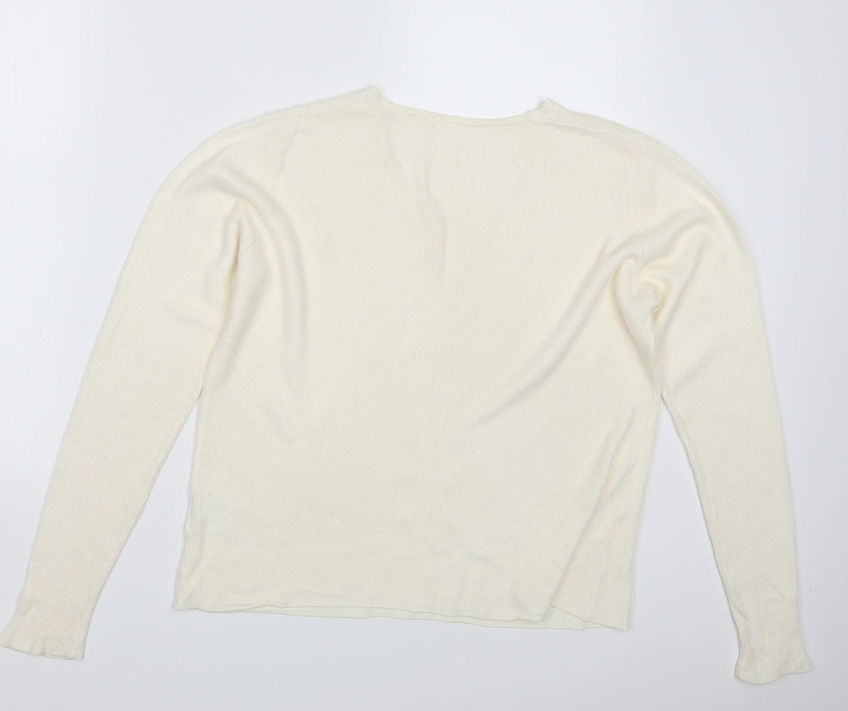 Back view of By Design PLC women’s ivory knit jumper, size L