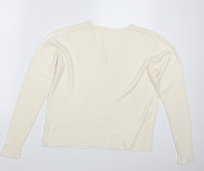 Back view of By Design PLC women’s ivory knit jumper, size L