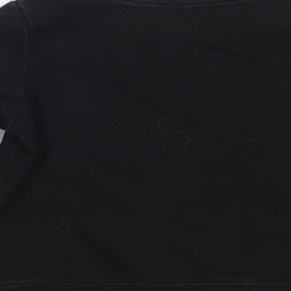 Gap Girls Black   Pullover Sweatshirt Size 6-7 Years