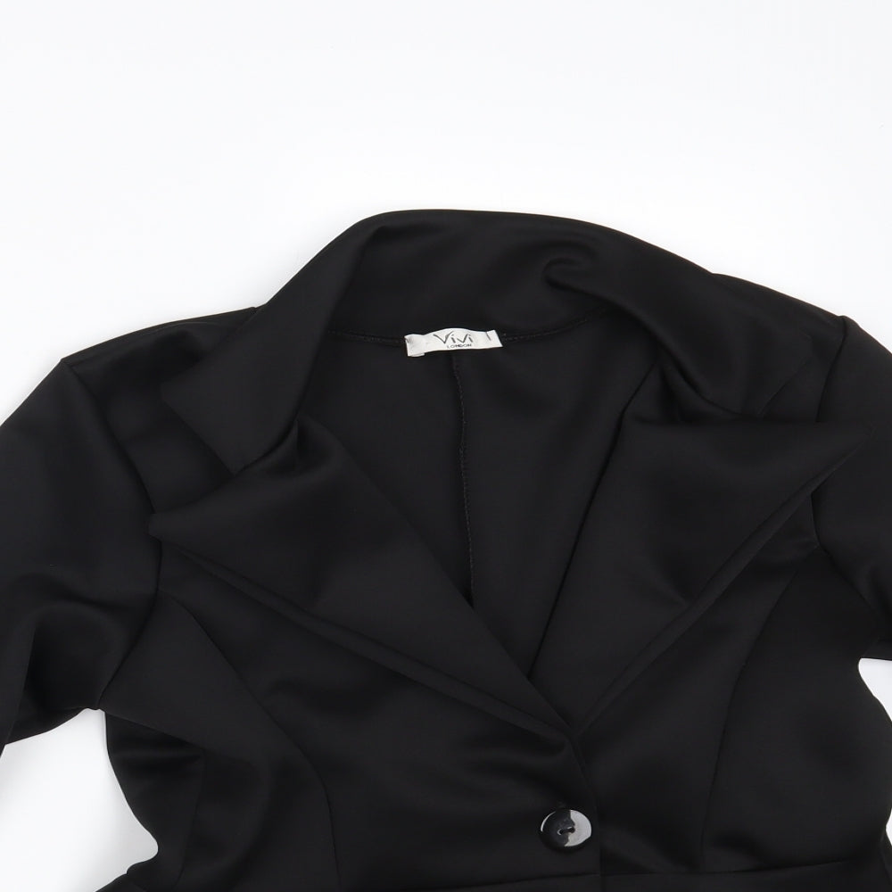 Vivi London Womens Black   Jacket Blazer One Size