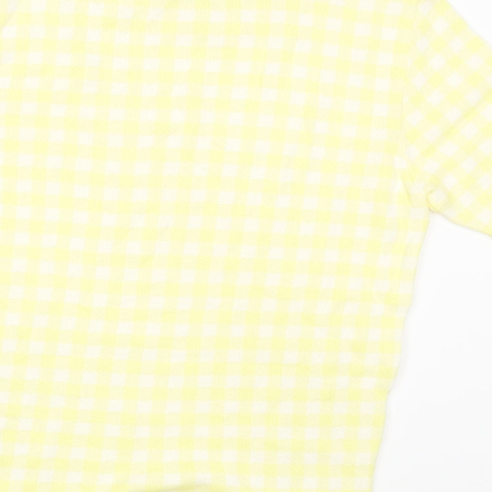 Womens UK Size 10 M&S Yellow Pullover Jumper