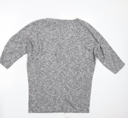 Dorothy Perkins Womens Grey   Pullover Sweatshirt Size 14