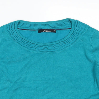 Womens UK Size XS BM Collection Blue Pullover Jumper