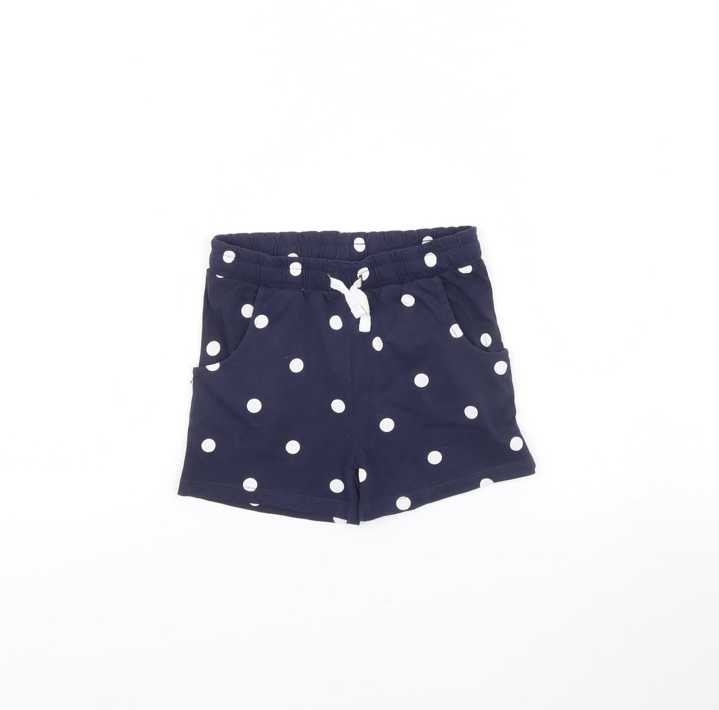 Nutmeg Girls Blue Polka Dot  Culotte Shorts Size 4 Years