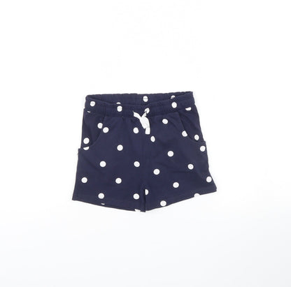 Nutmeg Girls Blue Polka Dot  Culotte Shorts Size 4 Years