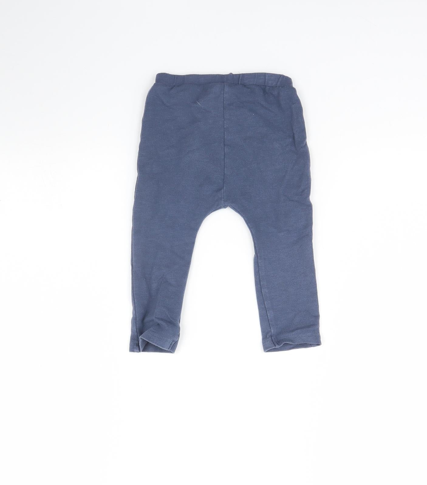 NEXT Baby Blue   Jogger Trousers Size 12 Months