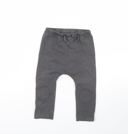 NEXT Baby Grey   Jogger Trousers Size 12 Months
