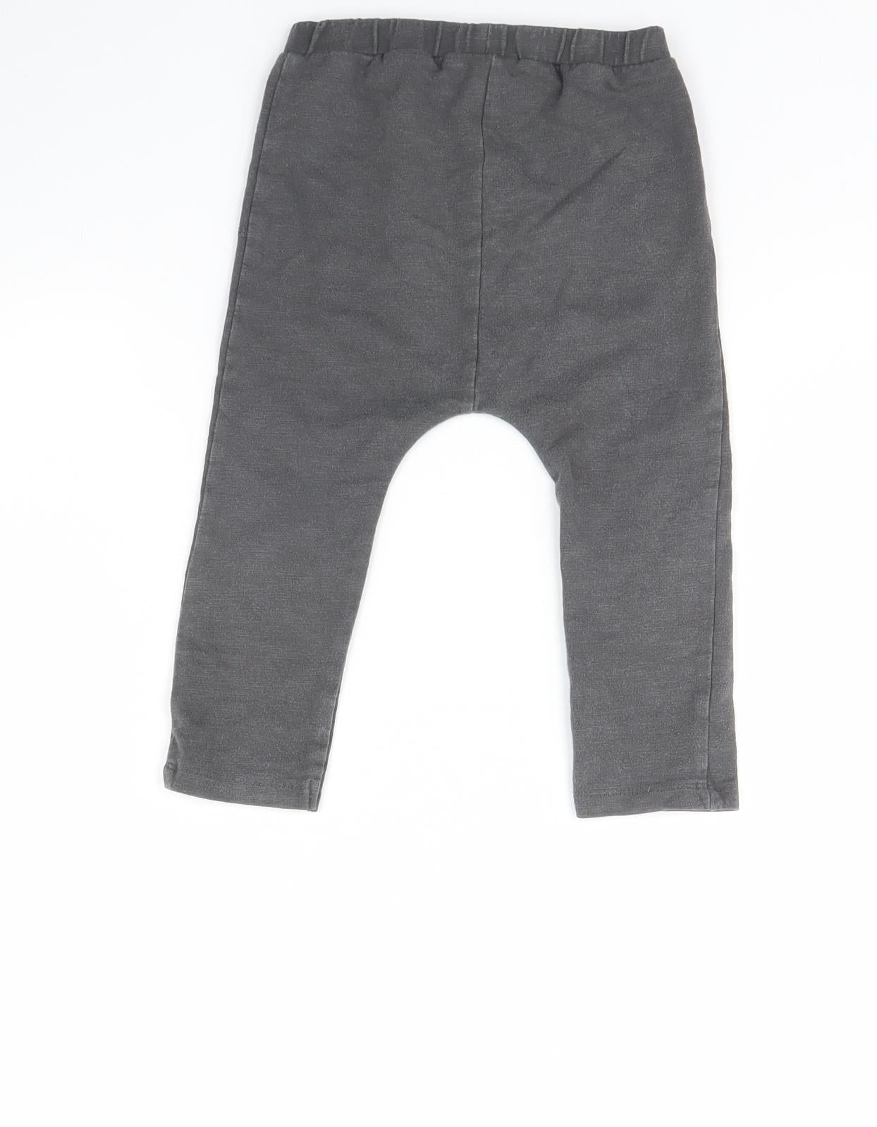 NEXT Baby Grey   Jogger Trousers Size 12 Months