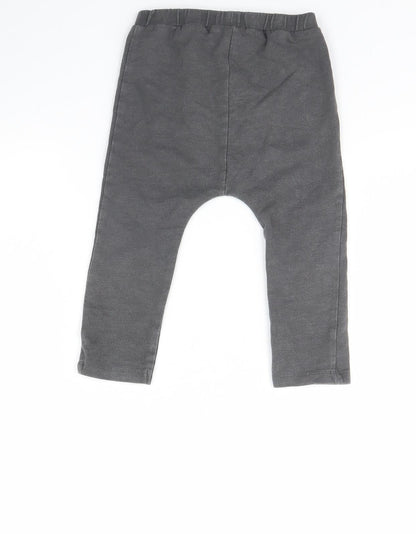 NEXT Baby Grey   Jogger Trousers Size 12 Months