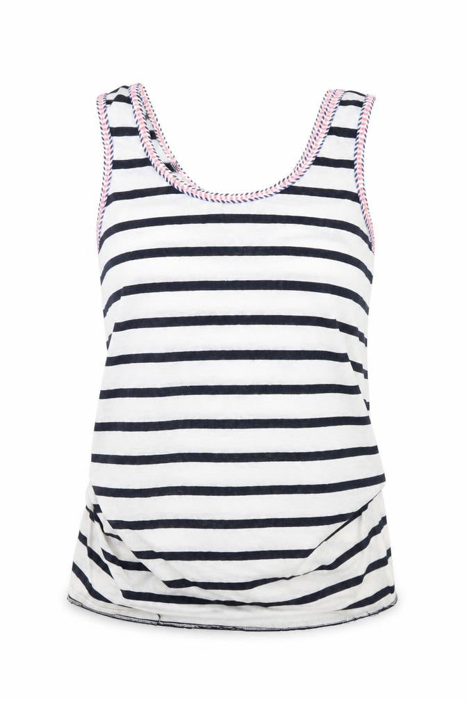 Womens UK Size 10 New Look White Basic Tank