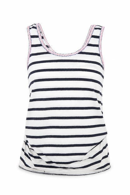 Womens UK Size 10 New Look White Basic Tank