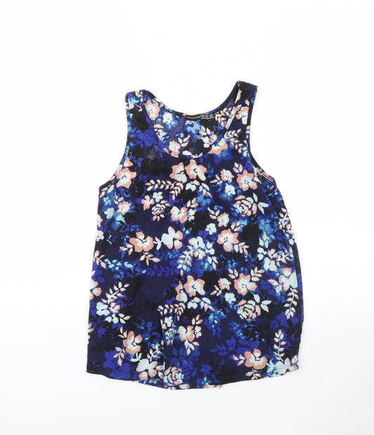 Womens UK Size 6 Atmosphere Blue Basic Tank