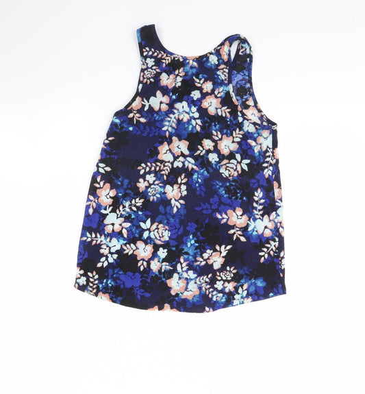 Womens UK Size 6 Atmosphere Blue Basic Tank