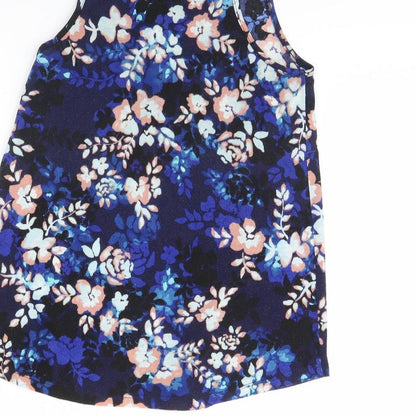Womens UK Size 6 Atmosphere Blue Basic Tank