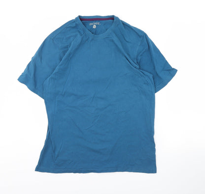 Avenue Mens Blue    T-Shirt Size L