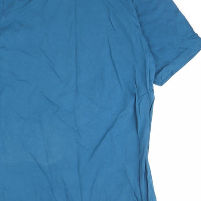 Avenue Mens Blue    T-Shirt Size L