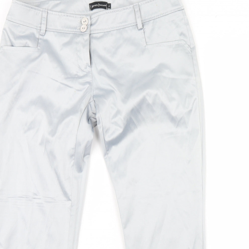 Artisti Italian Womens Blue   Trousers  Size L L27 in