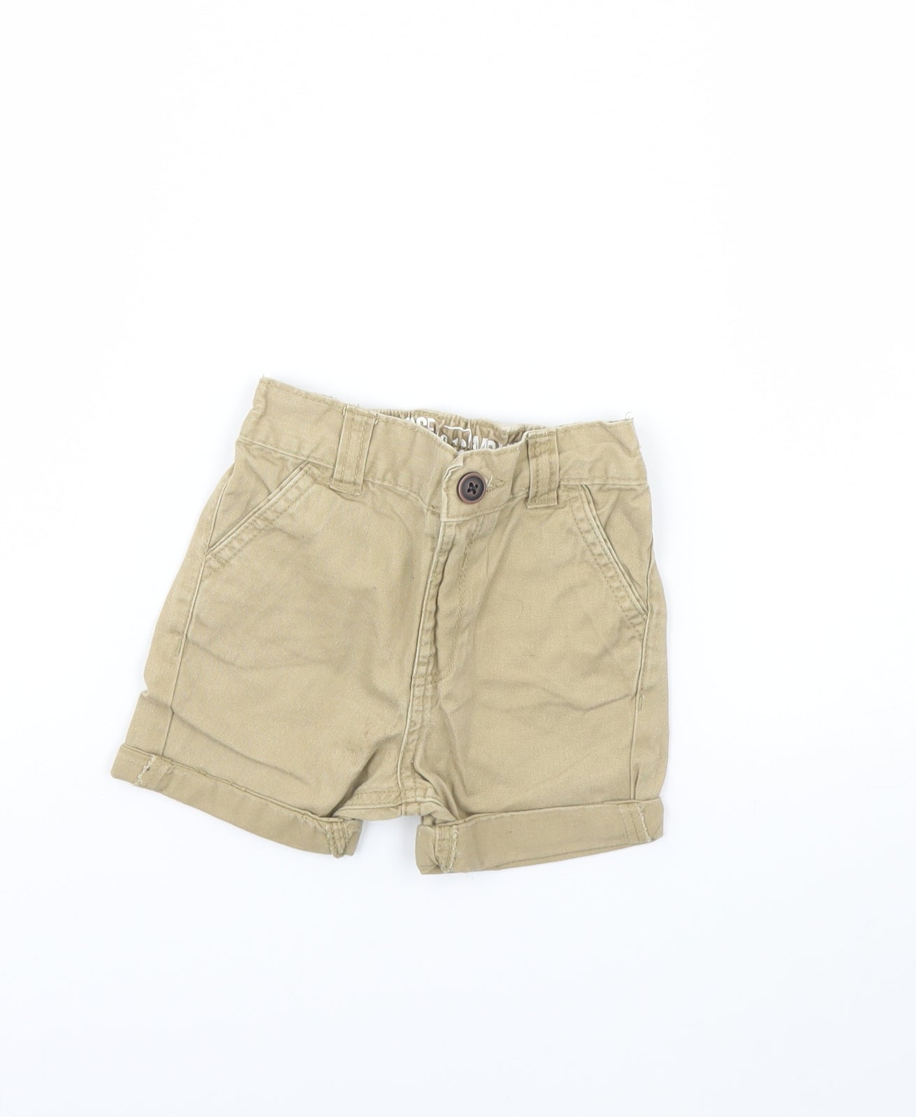 George Baby Beige   Cropped Trousers Size 9 Months
