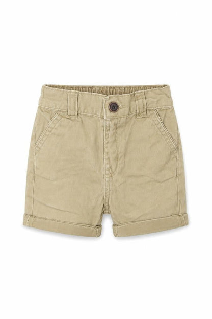 Front view of George Baby Beige Cropped Trousers, size 9, Months