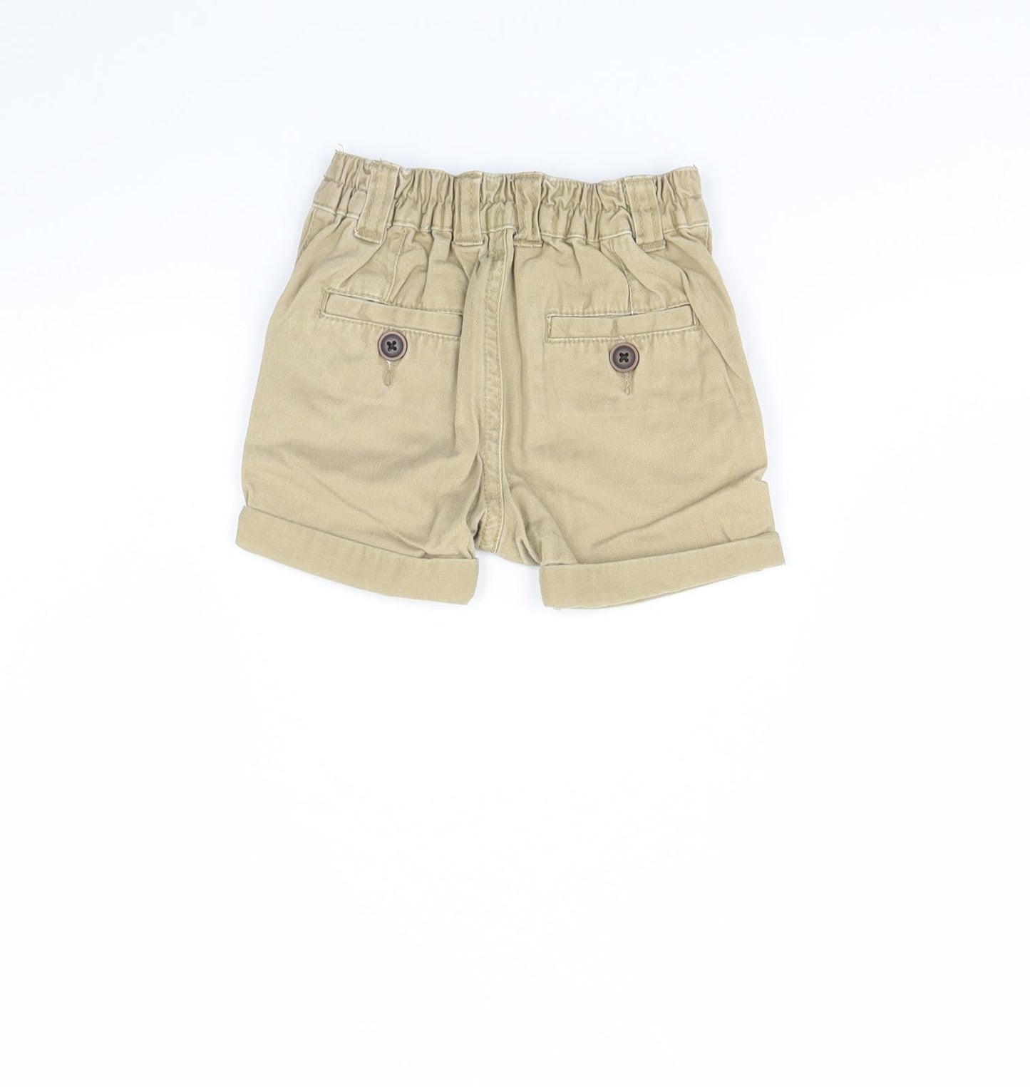 George Baby Beige   Cropped Trousers Size 9 Months